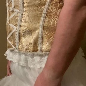 Corset and petticoat