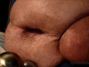 Got Balls? Watch My Hole Spit Out a Bunch of Big Steel Balls (yea that's my siliconed ballsac)191110