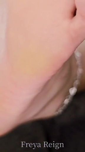 POV: Worshipping Big Feet with Your Hands and Mouth