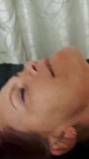 Memorable moment from &quot;Husband invites two friends to fuck wife BAREBACK. NO CONDOM !!!&quot;