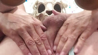 Masturbatie, neuken, behaard – amateuristische, rijpe Amerikaanse homoseksuele sletten met enorme piemels die anaal neuken