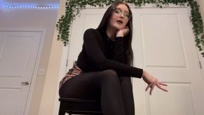 Step-Mommy’s after work nylon JOI