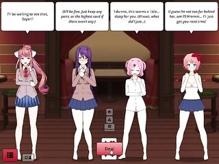 Undress Poker. Conejo vs Doki Doki Beauties