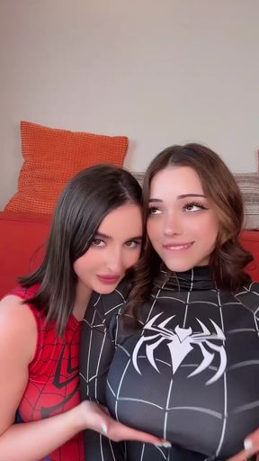 Spider-Woman and Spider-Girl