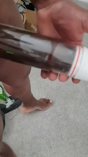 Day 1 of Pumping My Cock with This From Vacuum-pump Lustyage