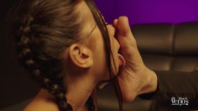 gagging for the master: deep male footthroat & face smashing in 4k