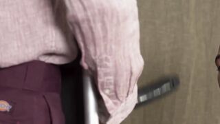 Bubble Butt Babe Black Girl Sucks & Rides Big Dick in Hardcore Interracial