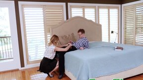 ”FAMILY STROKES Promiscuous step sister disciplined by big step brother meat”