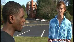 Blacks On Boys -Hardcore Bareback Interracial Gay Fucking Porn Stream 15