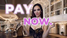 Pay Now: Destine Supreme’s Harsh Findom Humiliation & Wallet Drain