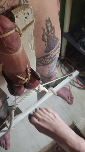 Unholy Crucifix Ballbusting