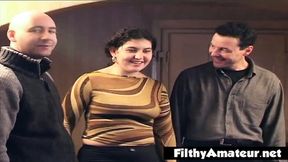 Divorced COUGAR gangbanged and humiliated by big-cocked men