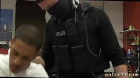 Gay male cops sexy hard cock first time Robbery Suspect Apprehended