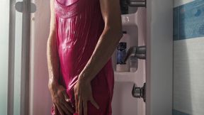 Sissy teasing in the shower