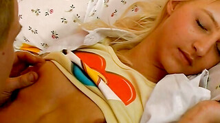 Sluts Inc.  Horney Webcam Slut Gags On Deep Cock