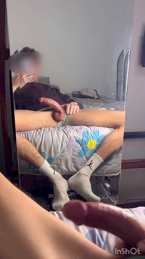 A Fan Asked Me to Cum for Him Holding My Big Balls