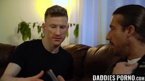 DaddiesPorno.com - Max Darenger - Stepdad sneaking in his sons bedroom to jerk off on