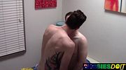 Aussie Amateurs Brenton And Lucas Stroke Their Hung Meats