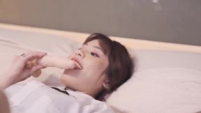 Ai Qiu&#039;s Inked Brunette Unleashed: Hairy Holes Stuffed