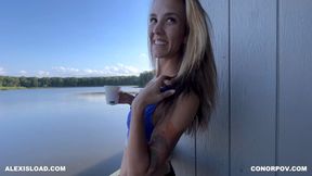 Coffee and Cumming Alexis Load takes Conor Pills in Hotel