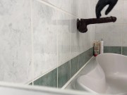 Sissy locked in chastity