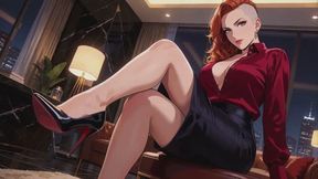 Humiliation Stories #3B: Forty-Five Minutes Under My Heel (Animated)