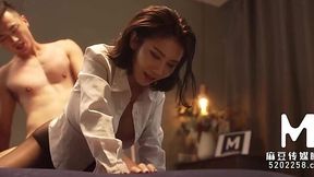 Trailer Park Secretary's Naughty Touches - Best Asian Porn Video!