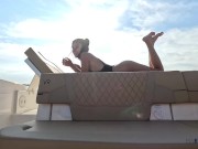 Petite Mae Rainz Fucked By Big Dick And Squirts In Public On Boat- SQUIRTS ON THE CAMERA + CREAMPIE