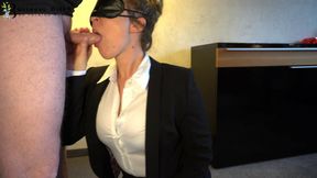 sexy secretary &ndash; deepthroat and frontal sex - business-bitch