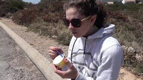 Hot German MILF Fucking on the Beach