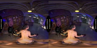 BRAZZERS - Katrina Jade Straddles Your Bike And Then Your Cock In A Wild, Wet Garage Fuck Session