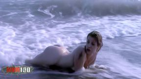 Tigra: Blonde Touching Herself by the Beach