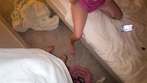 Cute skinny girl tries anal but ends up with a failing fart scene