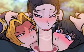 Illuxxxtrandy Intense Sexual Threesome Buttocks Thirsty for Pleasure Intense Hard Sex Tasty Big Ass Fucked Hard Intense Pleasure