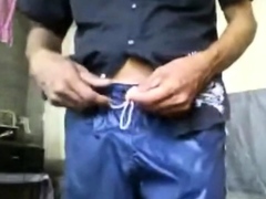 Asian Guy from Sri Lanka Strips and Masturbates on Cam