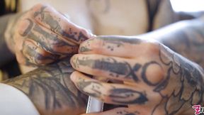 Burlesque Beauty's Big Boobs and Strap-on Anal