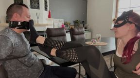 Verified Amateurs - Slave Tied To A Chair And Smell My Sweaty Feet
