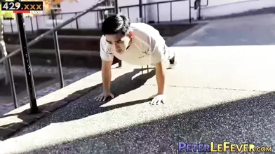 Asian-American Hunk SunnyD Solo Jackoff Session - Uncensored Version