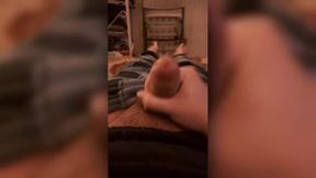 Latina femboy gets wrecked by surprise big cock while daydreaming about her best friend's tits