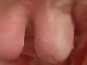 My huge tits swinging back and forth in slow motion