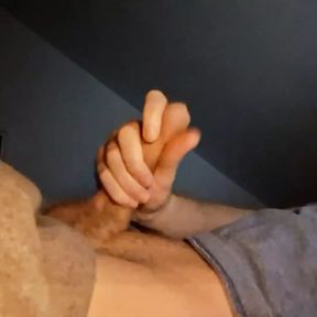 Jerking my dick off  edging