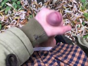 Juicy Jerk Off In The Woods Compilation / risky / handsome / big loads / huge veiny cock / horny