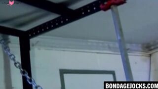 "Muscle Stud Endures Intense Bondage Training - BDSM Domination"