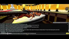 AshantiGreek Room 3D Anime Porn Adventure With IMVU Characters