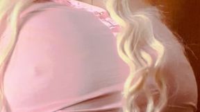 cupk cindy teasing with under boob tit worship big tits sexy German lady curvy tight top hello hello hello hello hello