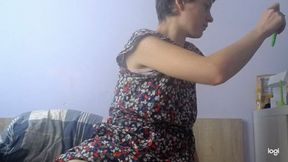 I put small dilatator in my anus mp4
