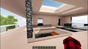 Sensual goth girl rides cock in Minecraft Jenny Mod