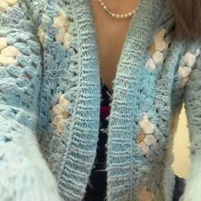 Hana Sexy in College Skirt Outfit Perfext Body Good Ass