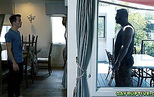 Huge bear Cain Marko fucks small guy Isaac Parker