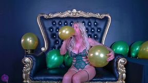 lolly dames debut balloon popping sfw 4k
